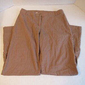 Quest Convertible Hiking Athletic Mid Rise Sport Brown Button Tab Pants Size 12